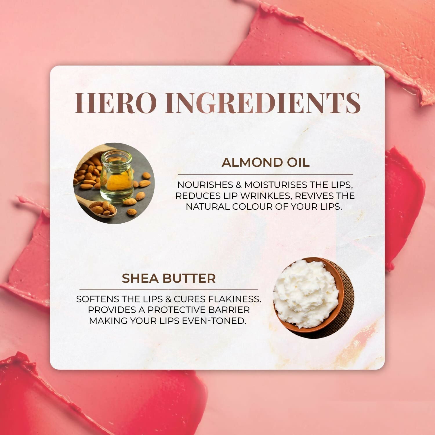 Just Herbs Vanilla Tinted Lip Balm with SPF 20+ for Dark Lips to Lighten