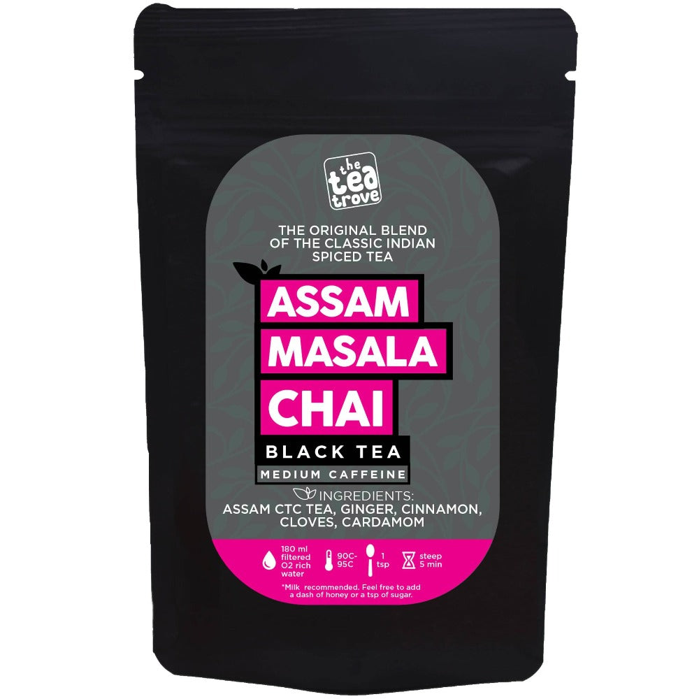 The Tea Trove - Assam Masala Chai Black Tea  Grab2Buy The Tea Trove Grab2Buy