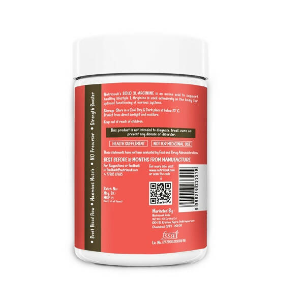 Nutrisouk Solo XL-Arginine Tablets 