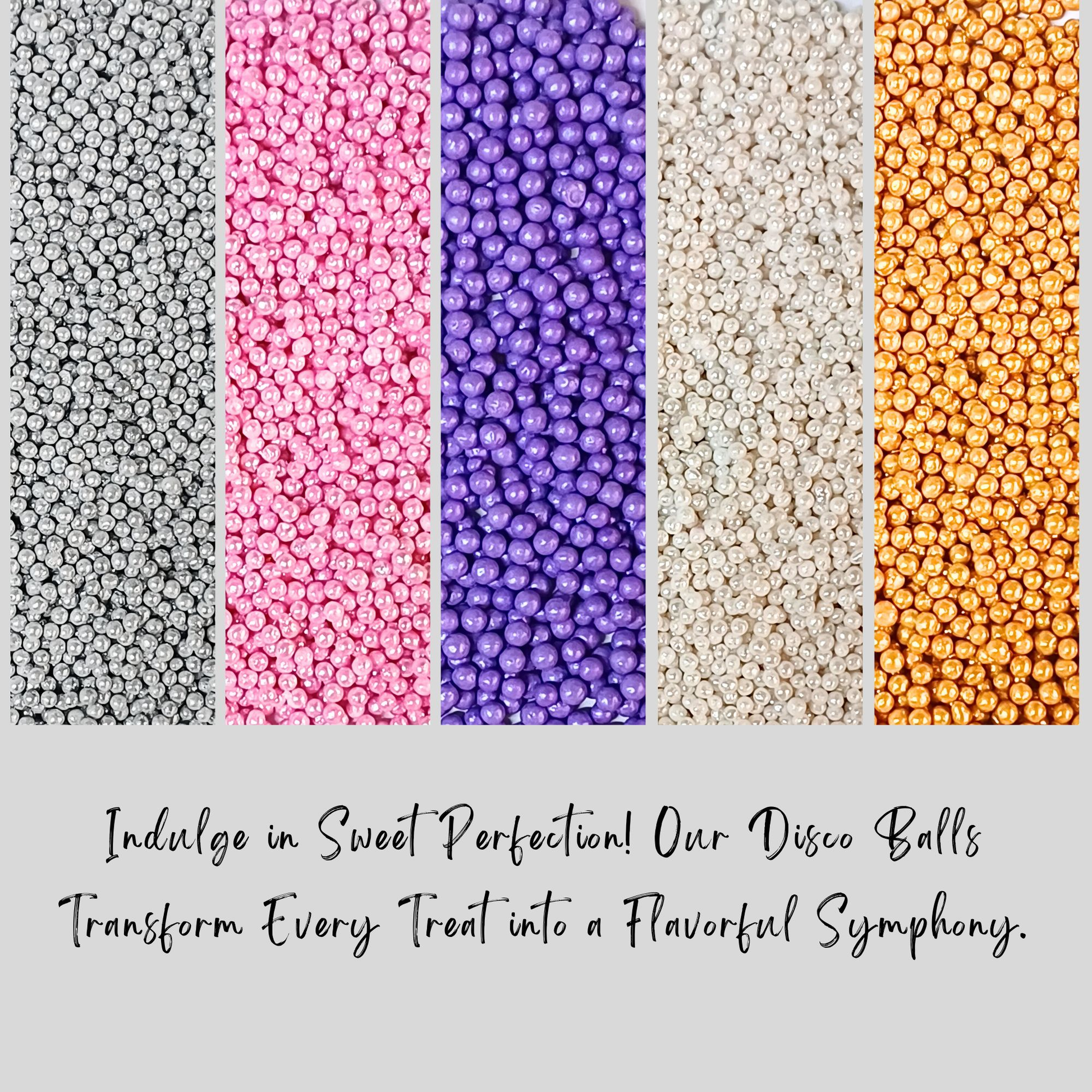 Confect Royal Unicorn Disco Balls Assorted Sprinkles (DB-07)