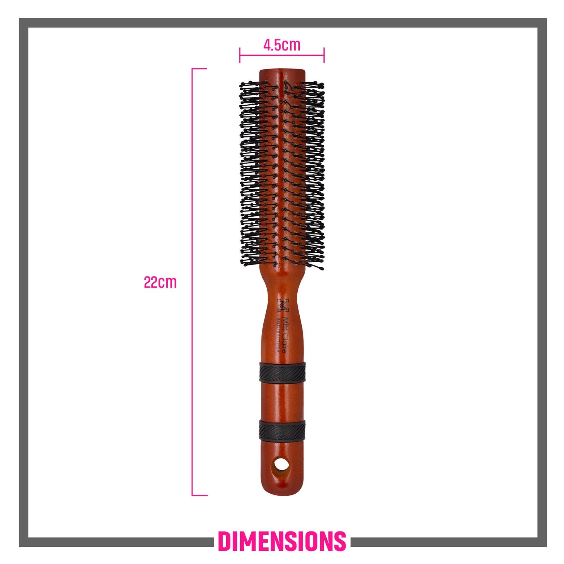 Miss Claire R57247C Round Hair Brush