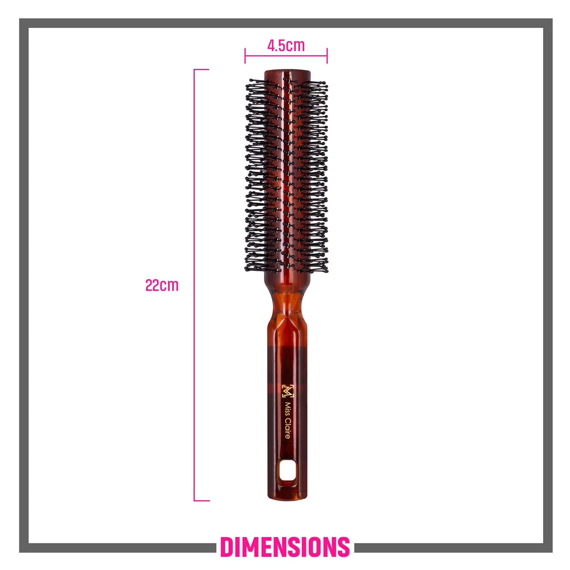 Miss Claire R67004Tt Round Hair Brush