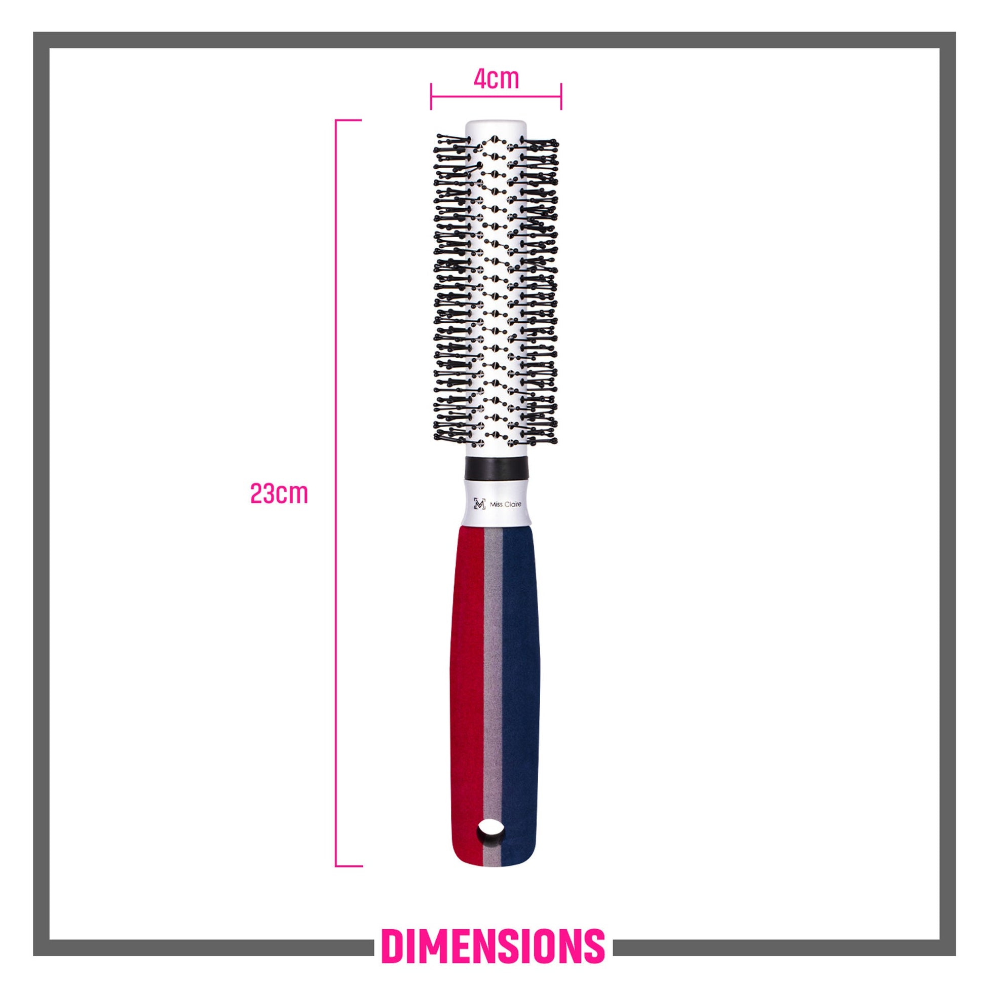 Miss Claire R9802Evsa Round Hair Brush