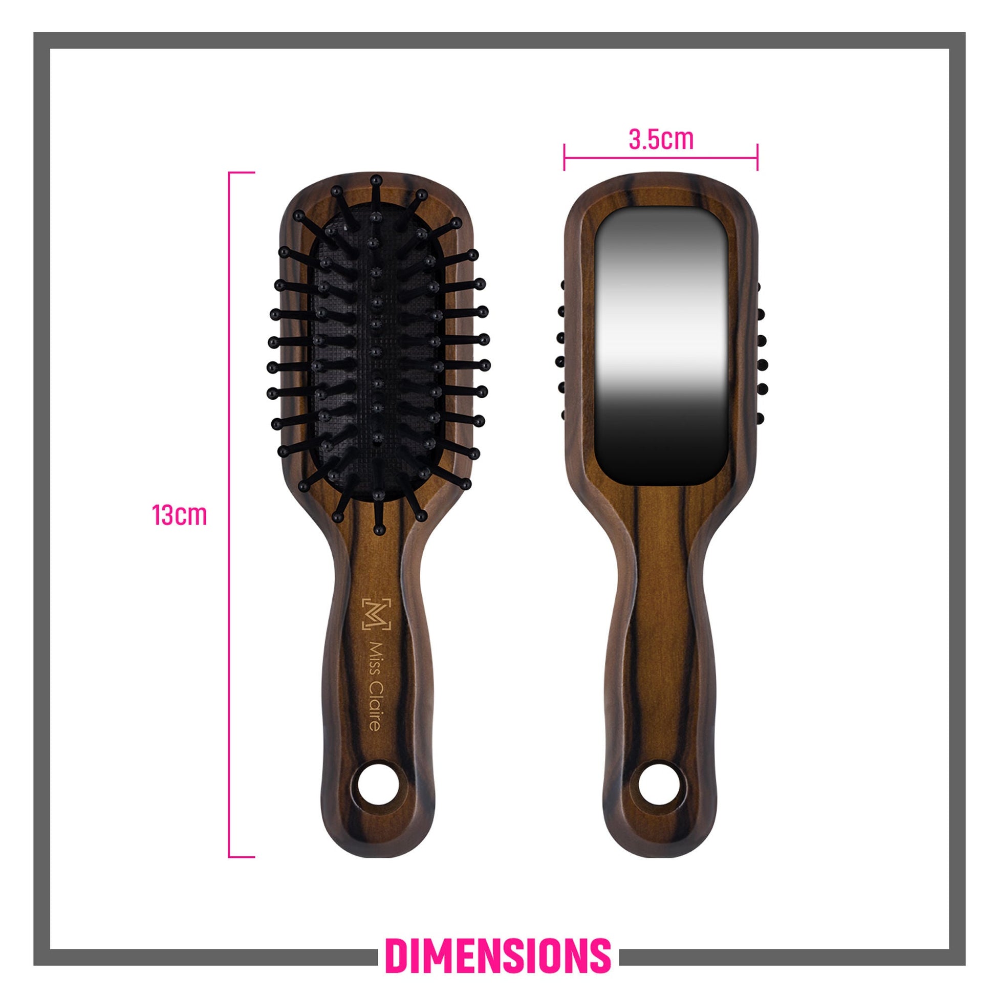 Miss Claire P79106F Paddle Hair Brush - Small