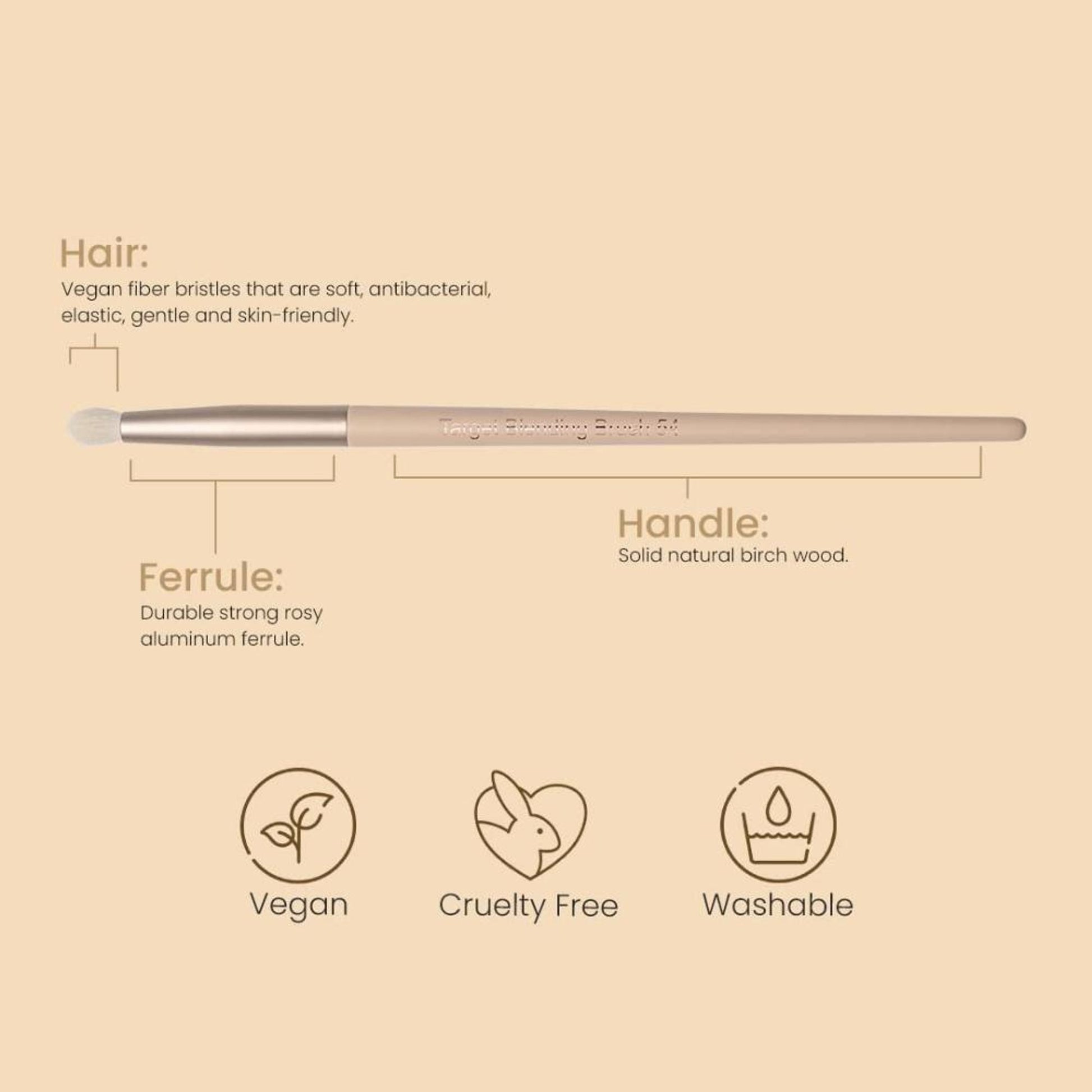 Milagro Beauty Target Blending Brush 54