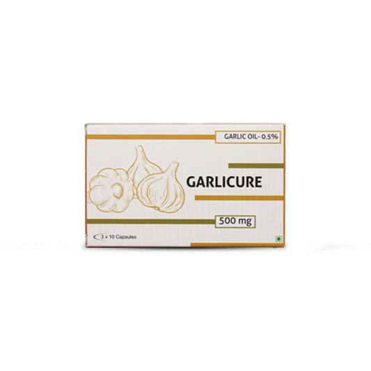 Nutra Grace Garlic Oil 0.5% Garlicure Capsules - Grab2buy