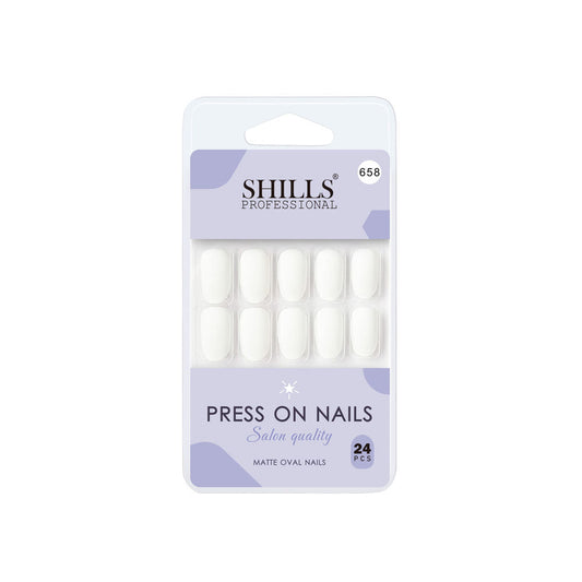 Shills Professional Reusable Press On Nails Oval - SPN658