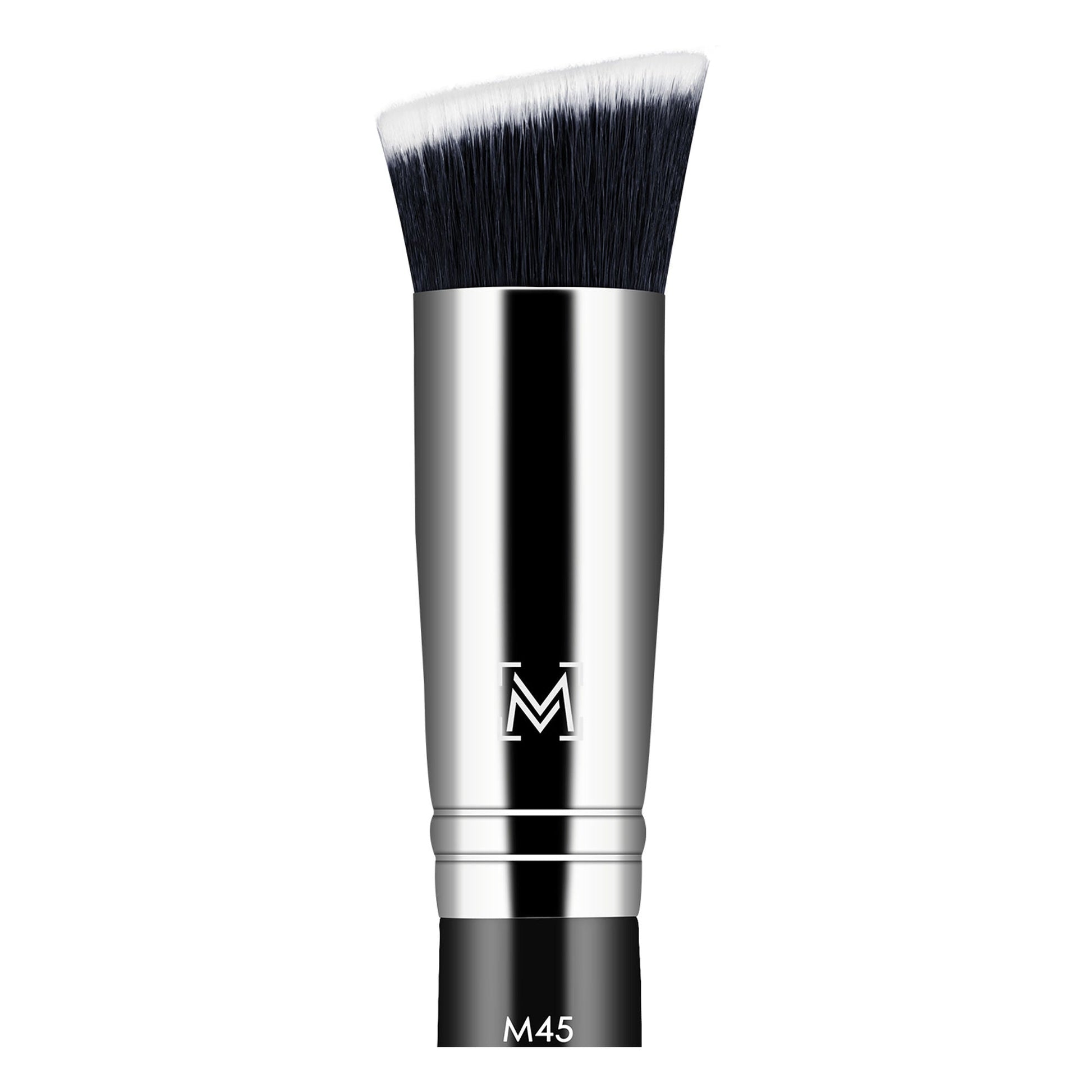 Miss Claire M45 - Angled Blending Brush - Chrome