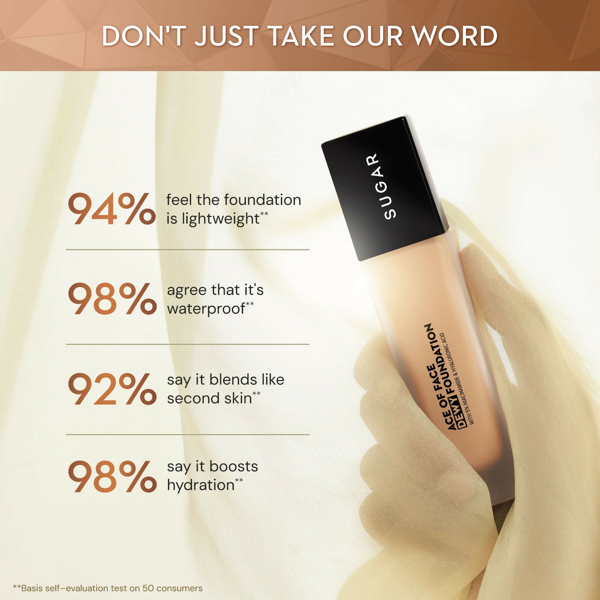 Sugar Ace Of Face Dewy Foundation - 17 Raf