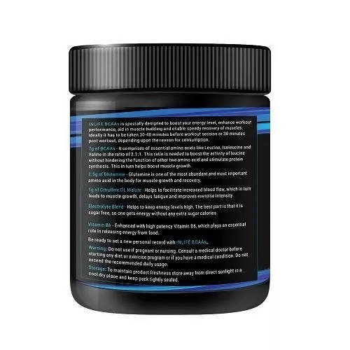 Inlife BCAAs Powder Watermelon Flavour 