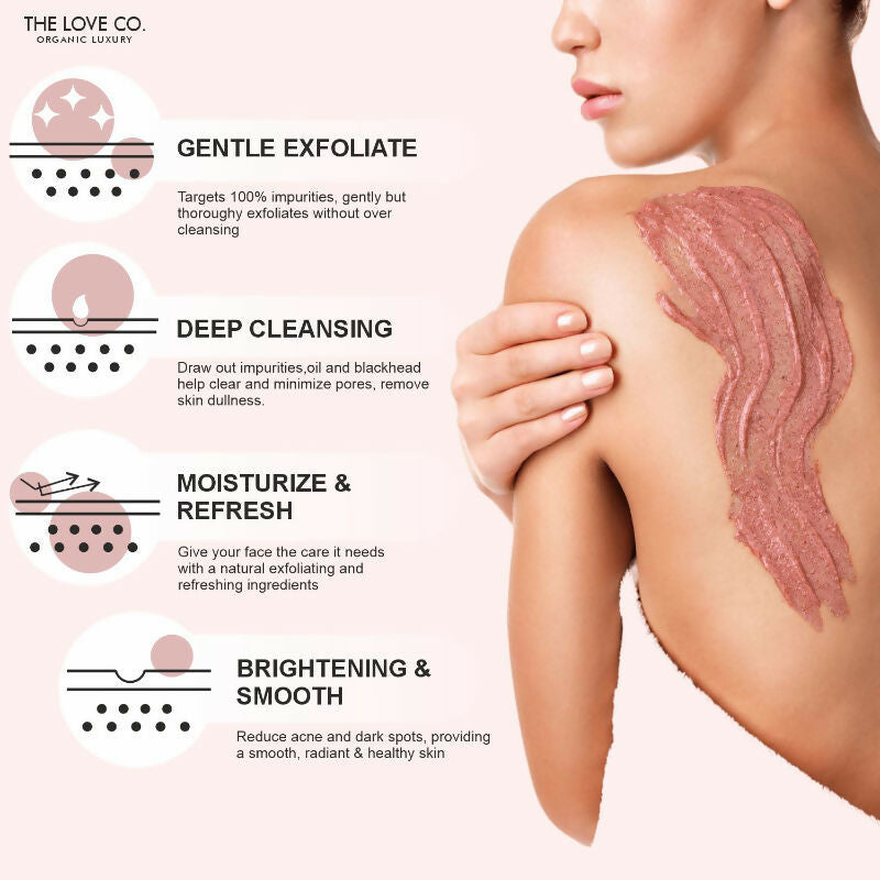 The Love Co. Kick Start Arabica Coffee Body Scrub  Grab2Buy The Love Co. Grab2Buy