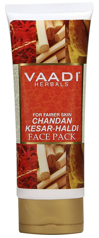 Vaadi Herbals Chandan Kesar Haldi Face Pack - Grab2buy