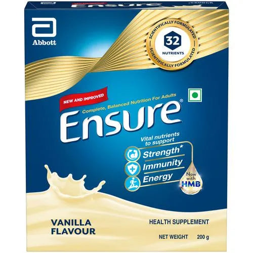 Ensure Nutritional Powder Vanilla Flavour - Balanced Nutrition Drink, Helps in Weight Management | Grab2Buy