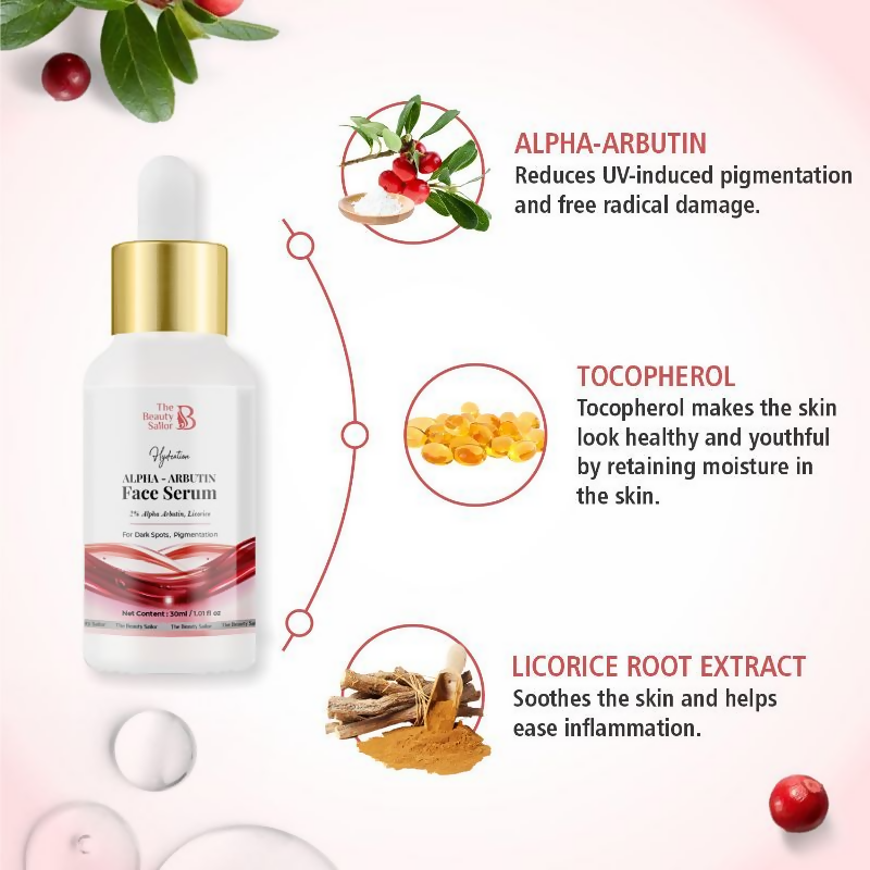 The Beauty Sailor Alpha-Arbutin Face Serum  Grab2Buy The Beauty Sailor Grab2Buy