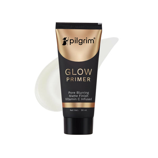 Pilgrim Glow Primer Pore Blurring Matte Finish Vitamin C Infused - Grab2buy