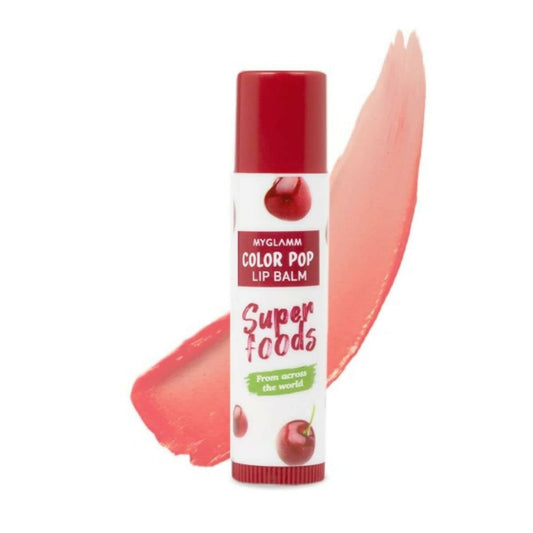 MyGlamm Superfoods Color Pop Lip Balm - Grab2buy
