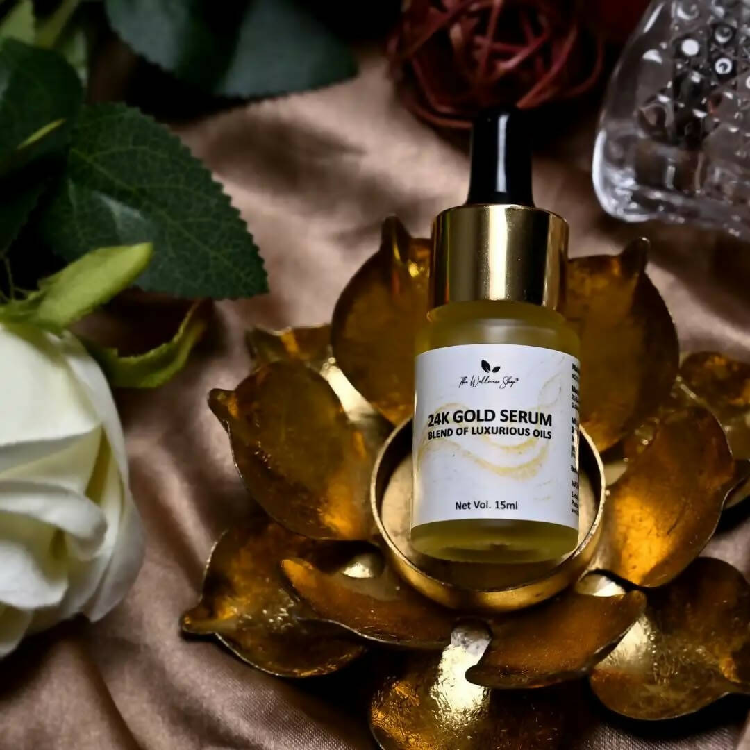 The Wellness Shop 24k Gold Serum Power Of Luxurious Oil  Grab2Buy The Wellness Shop Grab2Buy
