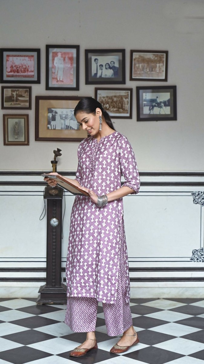 Aayaa Pure Muslin printed Multi Co-Ord Set - Multi Color 
