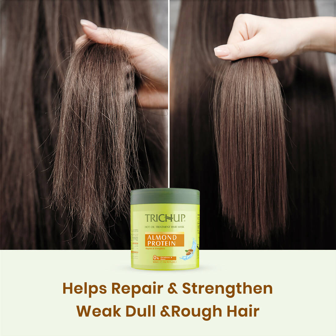 Vasu Healthcare Trichup Almond Protein Hair Mask  Grab2Buy Trichup Grab2Buy