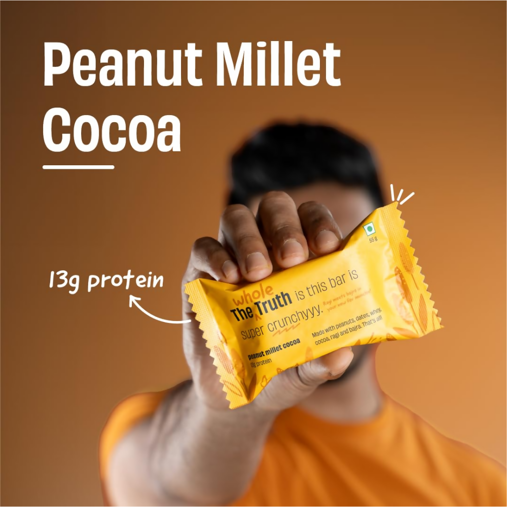 The Whole Truth Protein Bars - Assorted Millet Protein Bar  Grab2Buy The Whole Truth Grab2Buy