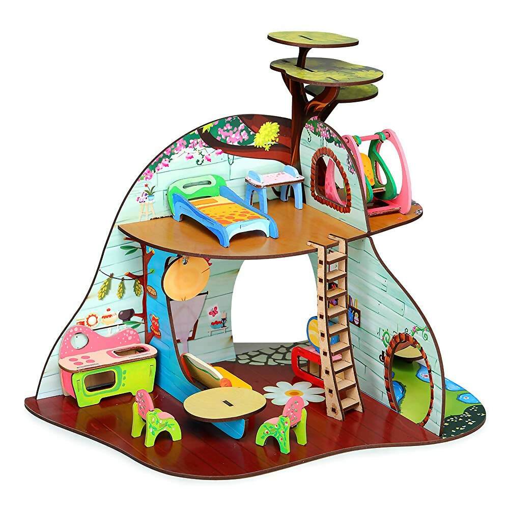Webby Tree Troopers A Forest Hideout All Side Play Doll House for Kids  Grab2Buy Webby Grab2Buy