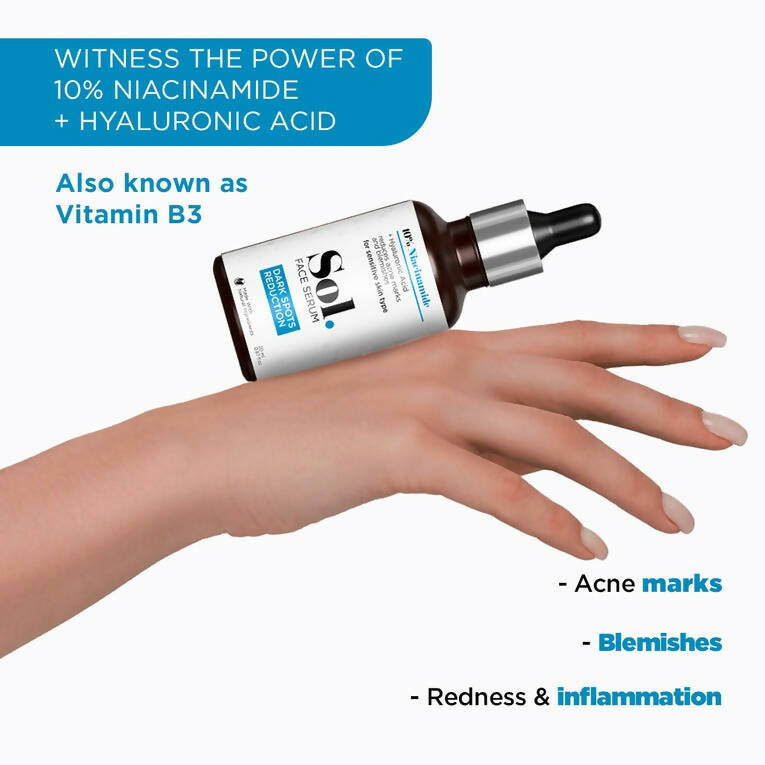 The Man Company Sol. 10% Niacinamide Dark Spots Reduction Face Serum  Grab2Buy The Man Company Grab2Buy