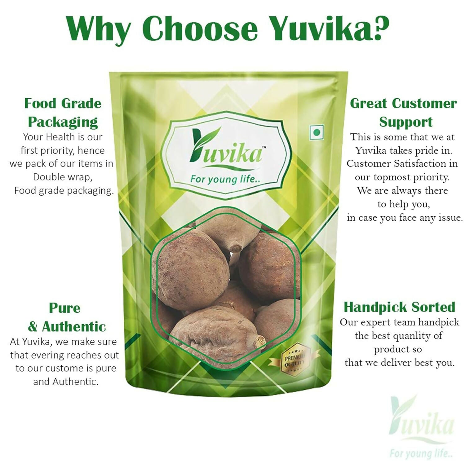Yuvika Bahera - Baheda Sabut - Bibhitaki - Terminalia Bellirica - Bahera Whole 