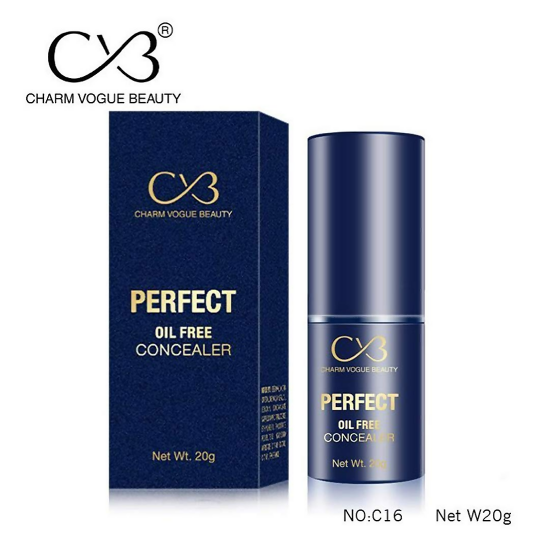 CVB C16 Perfect Oil Free Concealer Makeup Shade -02