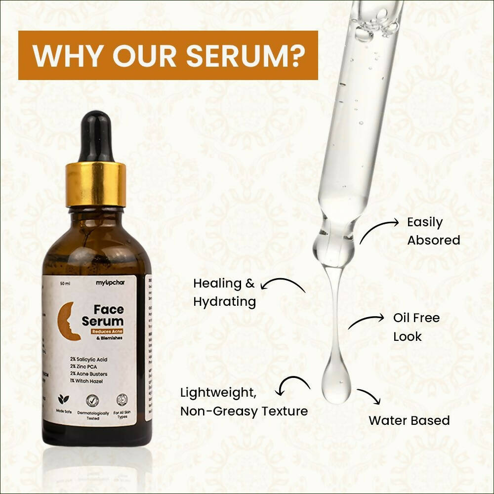 myUpchar Ayurveda 2% Salicylic Acid + Zinc PCA Anti Acne Face Serum 