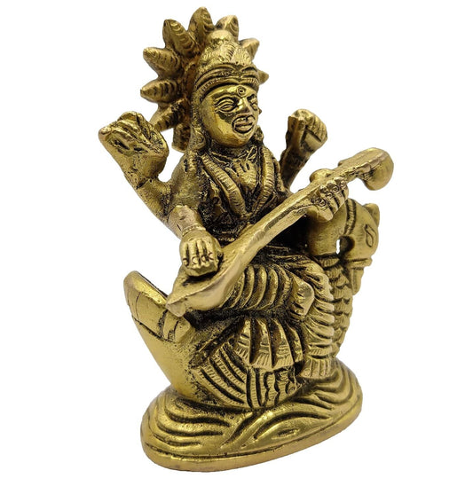 Plus Value Goddess Saraswati Idol - Grab2buy