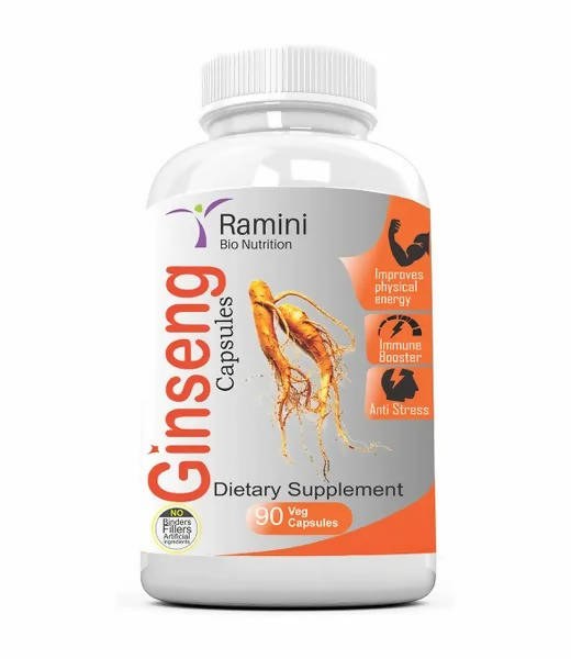 Ramini Bio Nutrition Ginseng 150mg Veg Capsules - Grab2buy