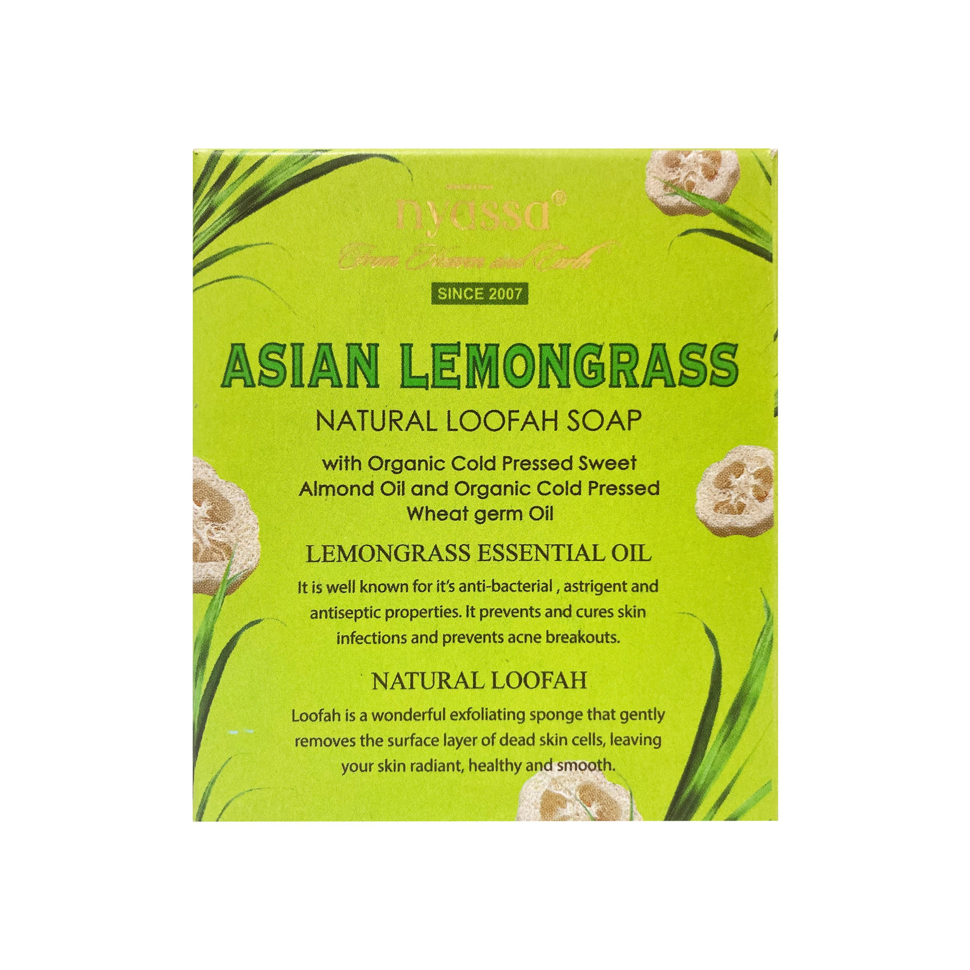 Nyassa Lemongrass Loofah Soap