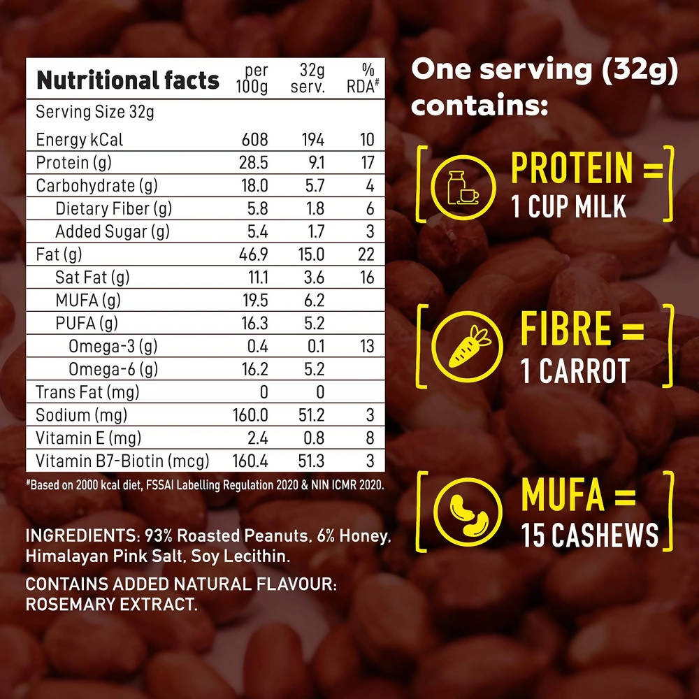 Yoga Bar Honey Roasted Peanut Butter