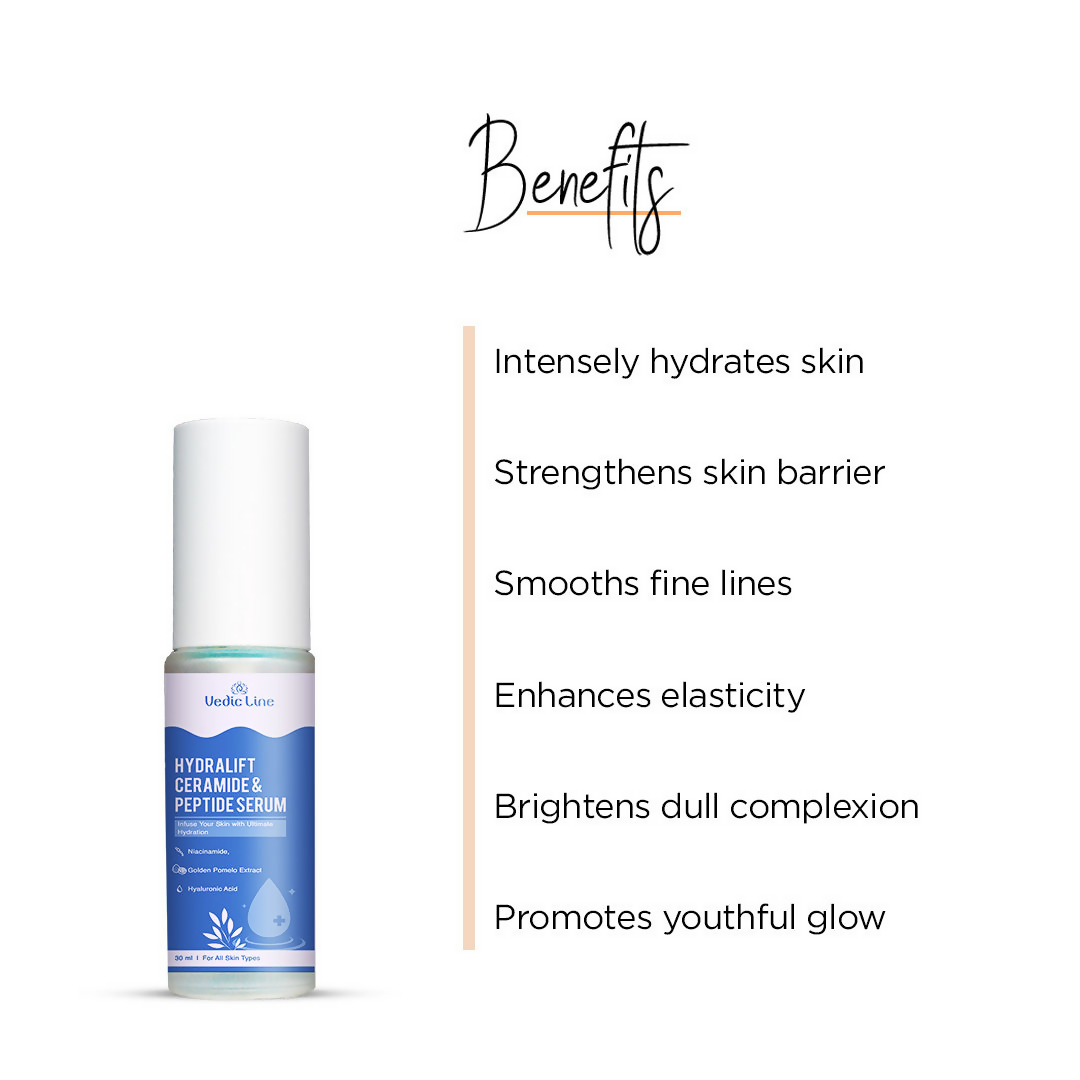 Vedic Line Hydralift Ceramide & Peptide Serum  Grab2Buy Vedic Line Grab2Buy