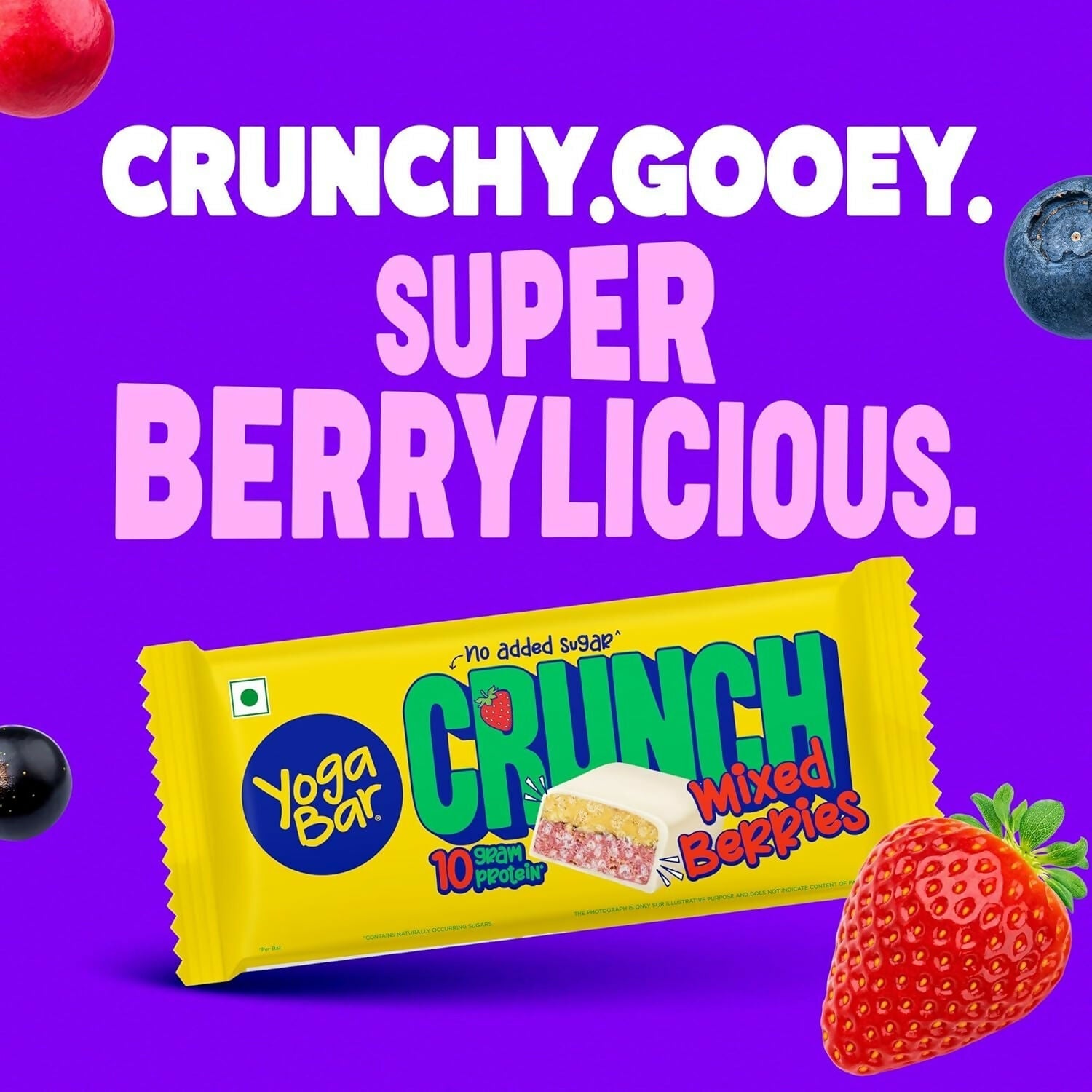 Yoga Bar Crunch Mixed Berries Protein Bar  Grab2Buy Yoga Bar Grab2Buy