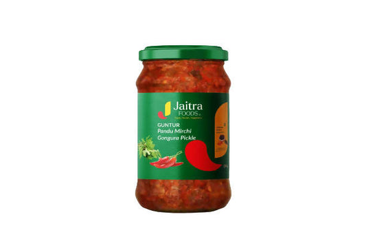 Jaitra Foods Guntur Pandumirchi Gongura Pickle - Grab2buy