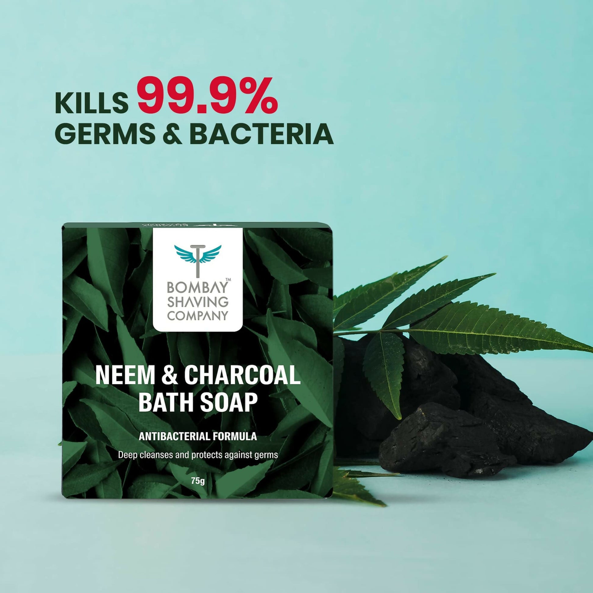 Bombay Shaving Company Charcoal and Neem Bath Soap for Men  Grab2Buy Bombay Shaving Company Grab2Buy
