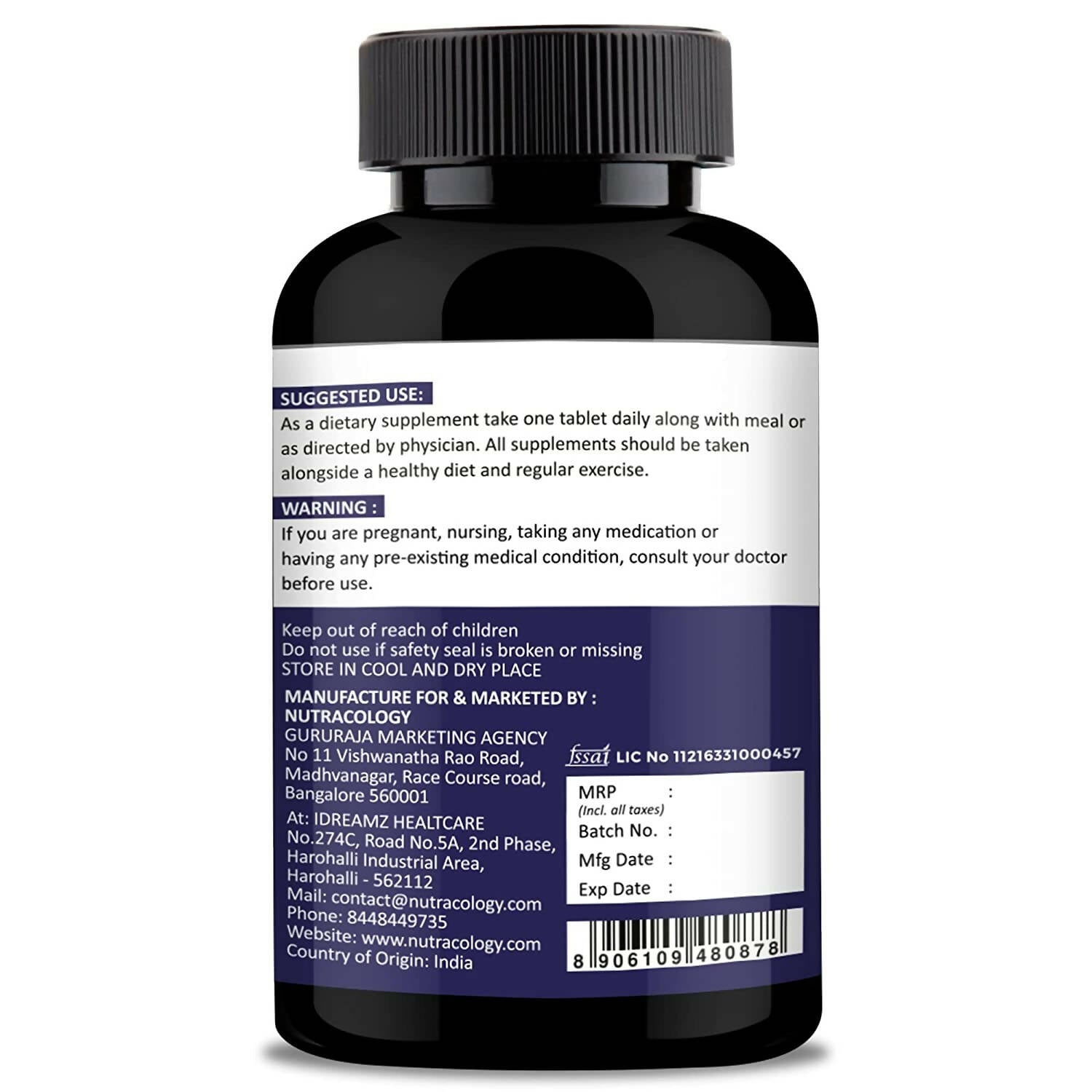 Nutracology Multivitamin for Men for Energy Strength & Stamina Tablets 