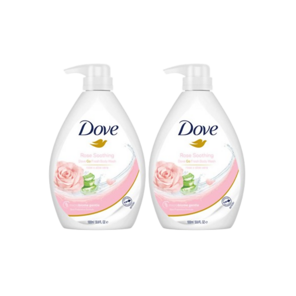 Dove Body Wash- Soothing Rose & Aloe Vera Body 