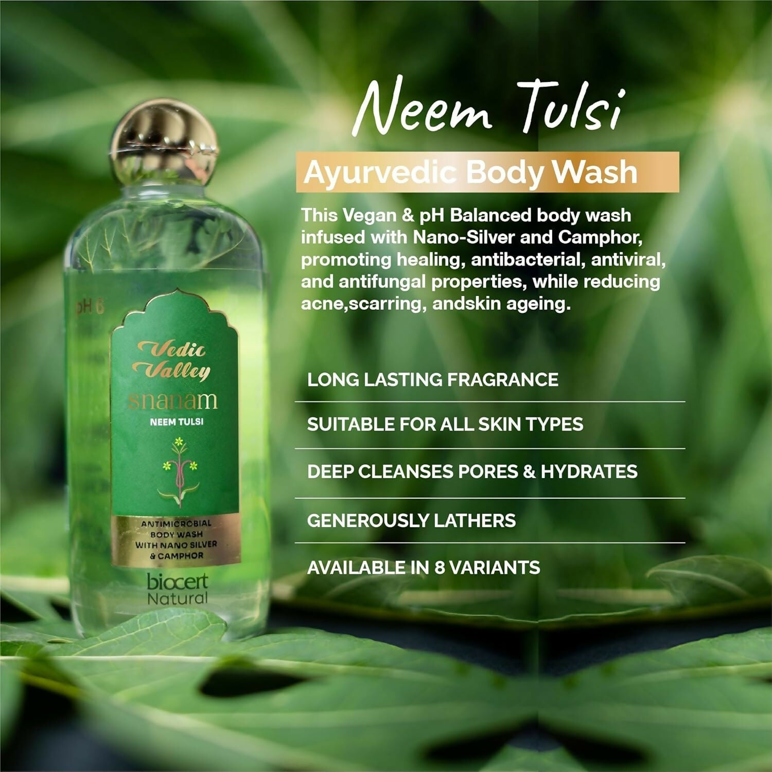 Vedic Valley Neem Tulsi Body Wash  Grab2Buy Vedic Valley Grab2Buy