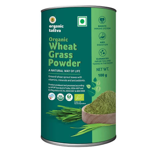 Organic Tattva Wheat Grass Powder 