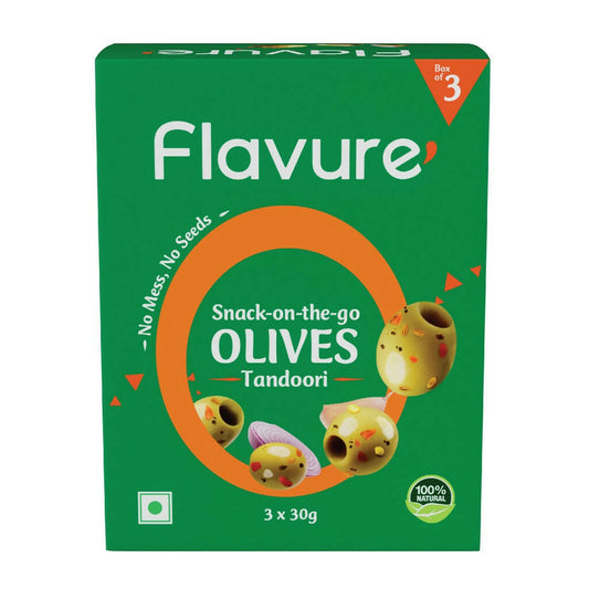 Flavure Snack-On-The-Go Olives Tandoori 