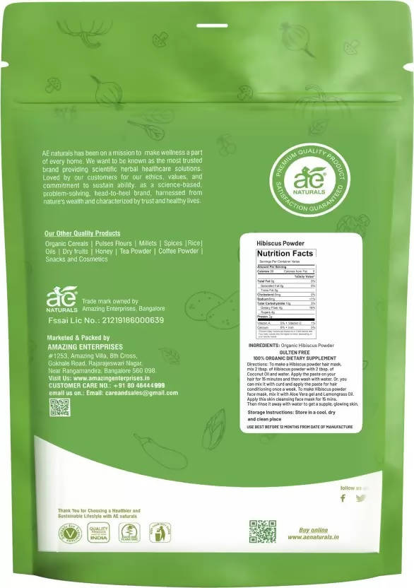 Ae Naturals Hibiscus Powder 