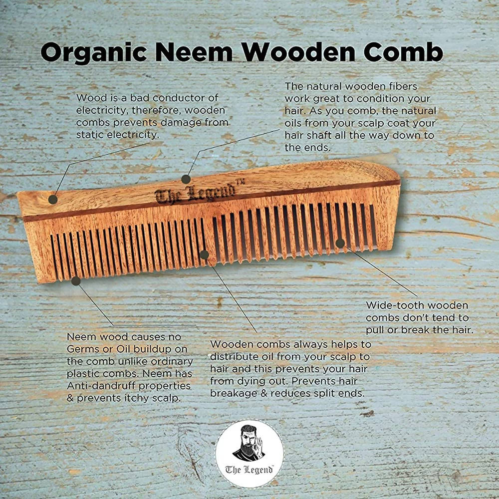 The Legend Organic Pure Neem Wood Comb Designer  Grab2Buy The Legend Grab2Buy