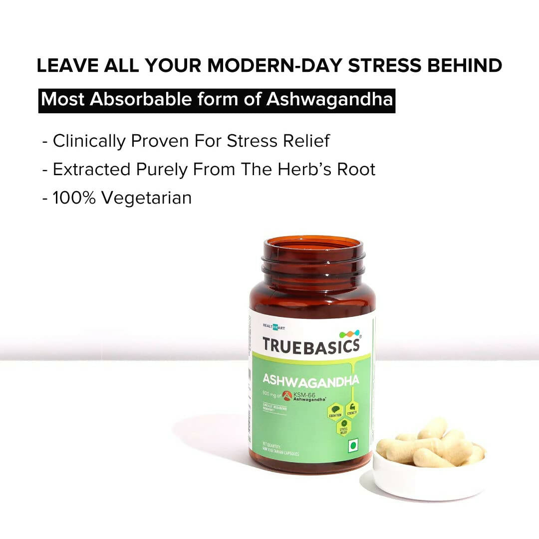 TrueBasics Ashwagandha Capsules - Grab2buy