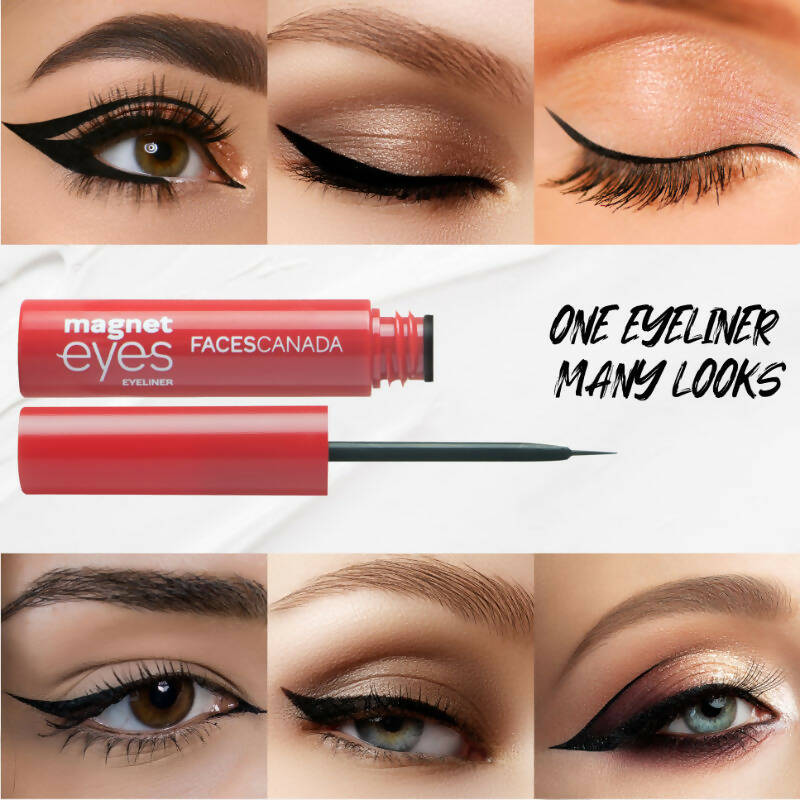 Faces Canada Magneteyes Eyeliner - Dramatic Black Finish - Grab2buy