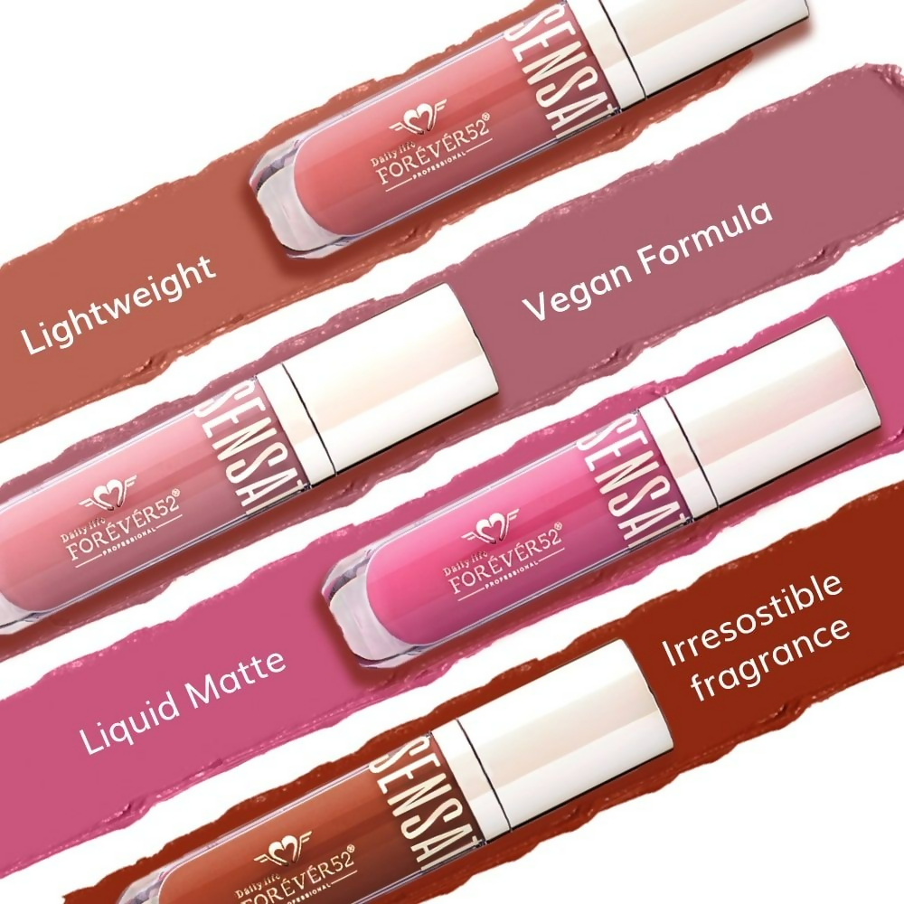 Daily Life Forever52 Sensational Lip Liquid Lipstick - Muted Mocha | Swadesiicart