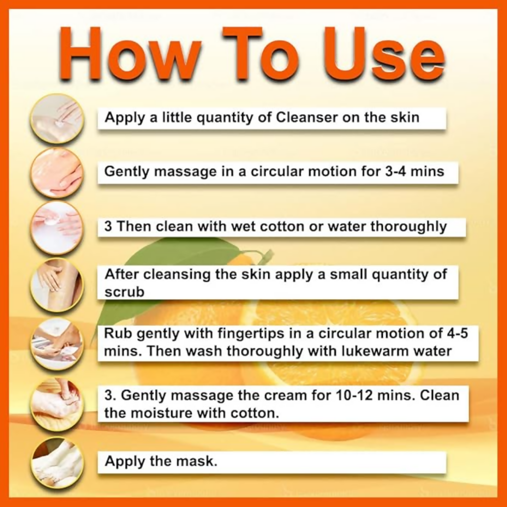 VedicAyurveda Manicure Pedicure Spa Kit Orange Peel Oil  Grab2Buy VedicAyurveda Grab2Buy