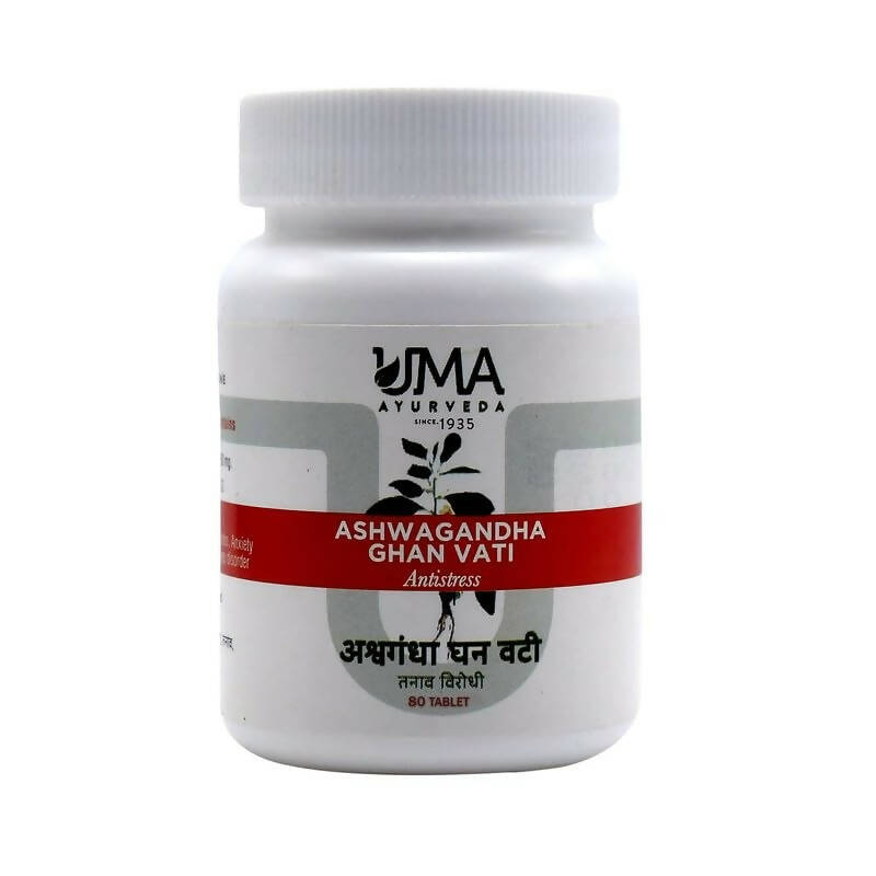 Uma Ayurveda Ashwagandha Ghan Vati Tablets 