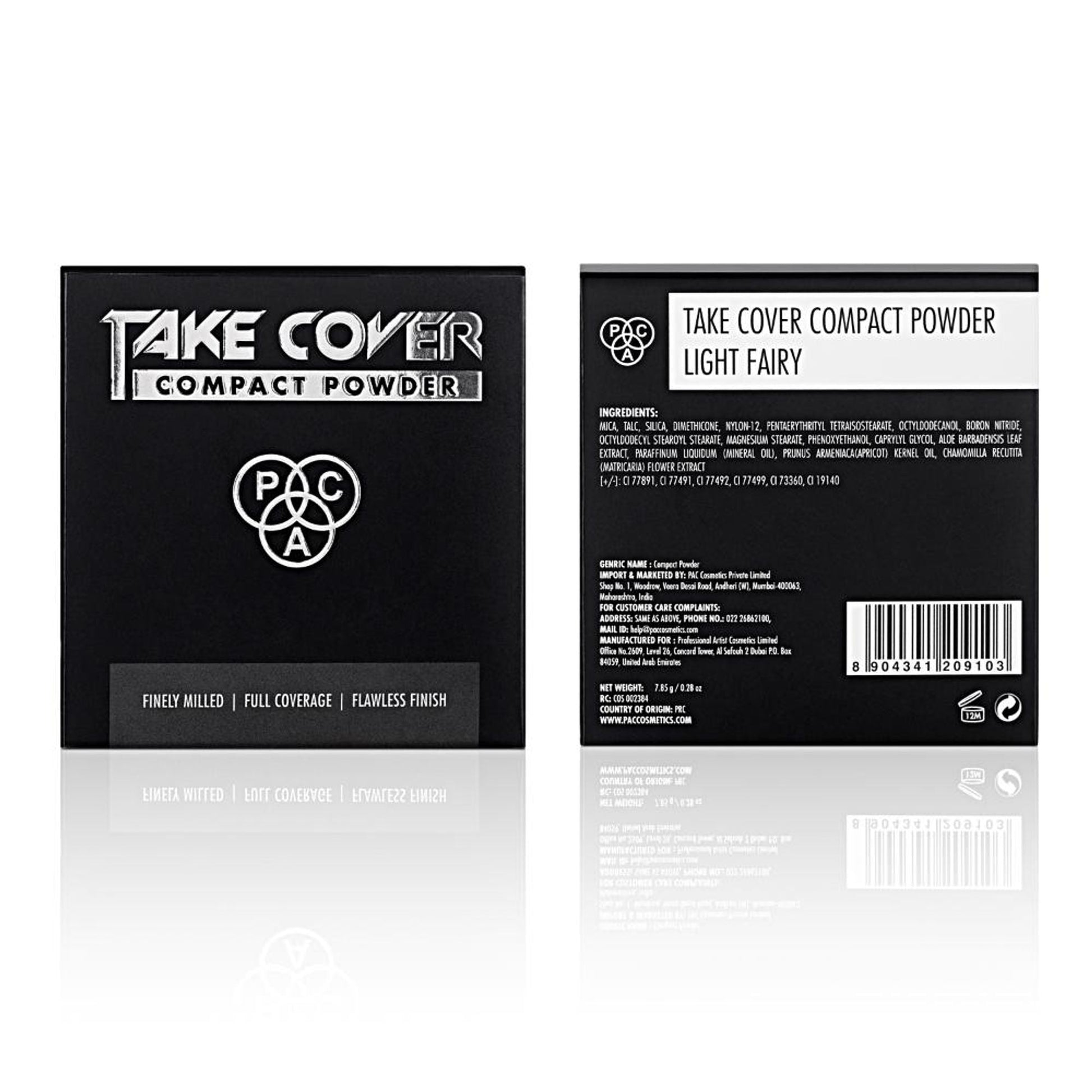 PAC Studio Take Cover Compact Powder - 01 light Fairy